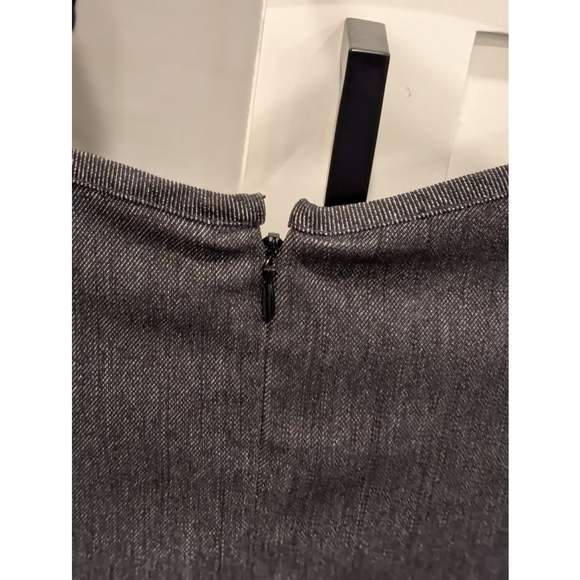 Women's Nicole Miller Dress Size 4 Gray Floral Embroidered - Picture 6 of 8